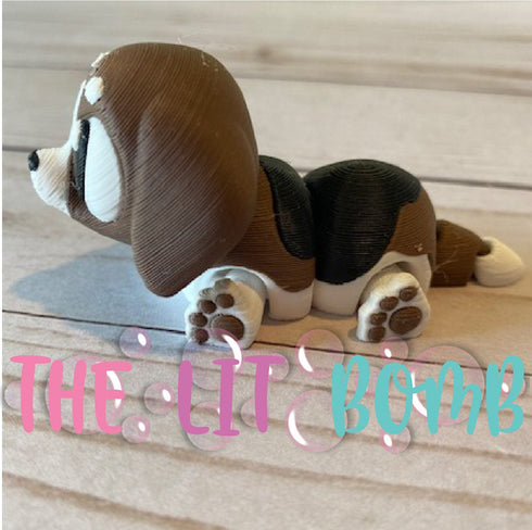 Beagle Articulated 3D Animal
