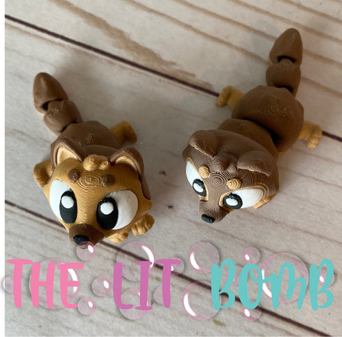 German Shepherd Articulated 3D Animal