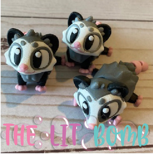 Opossum Articulated 3D Animal