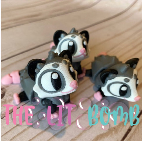 Opossum Articulated 3D Animal