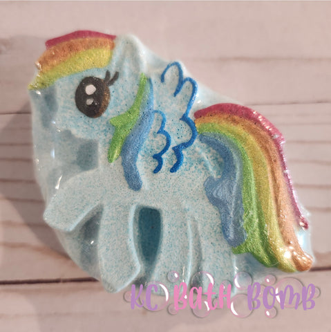 Rainbow Dash Bath Bomb